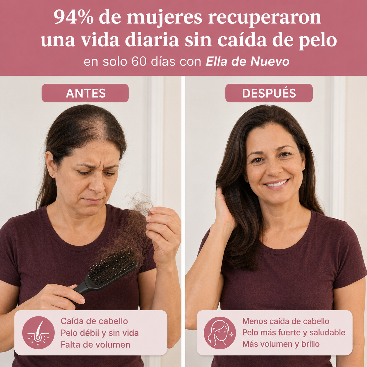 Eliminá la caída del cabello | ELEVA®